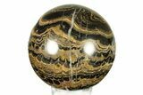 Polished Stromatolite (Greysonia) Sphere - Bolivia #264404-1